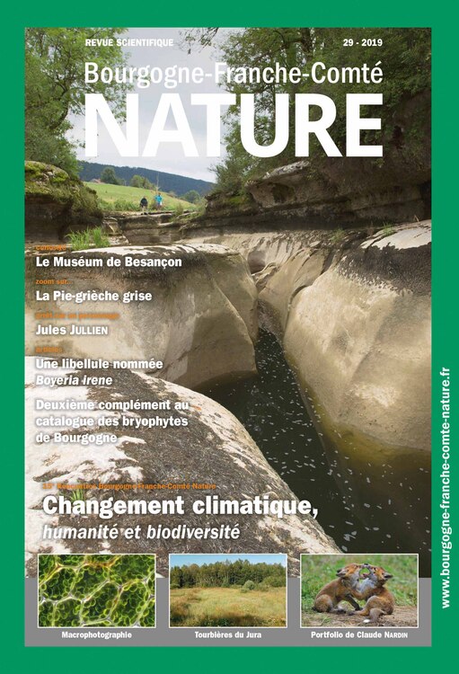 BFC NATURE n°29 - Changement climatique et biodiversité | ECHOSCIENCES ...